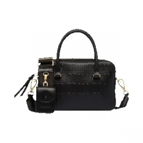 缪缪/Miu Miu 压纹logo皮包 5BB110-2F5O-F0002-V-NOO