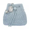 缪缪/Miu Miu 仿水晶装饰软羊革水桶包 5BE050_FVJ_F0012