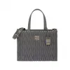 缪缪/Miu Miu 大理石灰色 Matelassé软羊革托特包 5BG258-N88-F0K44