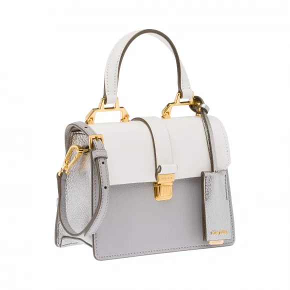 缪缪/Miu Miu Top Handle 手提包 5BH018_2AJB_F0R3K