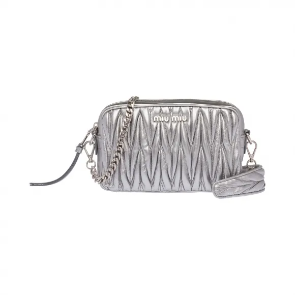 缪缪/Miu Miu 皮革单肩包 5BH118_N88_F0135