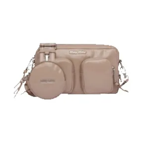 缪缪/Miu Miu 漆皮naplak单肩包 5BH194-2DNT-F0236-V-NOY