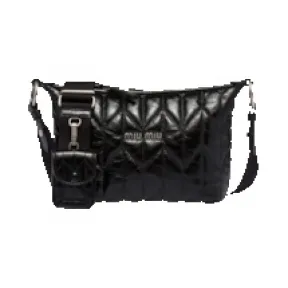 缪缪/Miu Miu Mew Spirit Quilt Shine 皮革单肩包 5BH214-2D6C-F0002-V-NOO