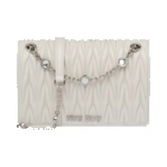 缪缪/Miu Miu Matelassé 软羊革仿水晶迷你手袋 5BP065-2CE3-F0009-V-OOO