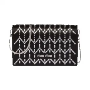 缪缪/Miu Miu 缎布贴花迷你包 5BP068-2D5H-F0002-V-ORO