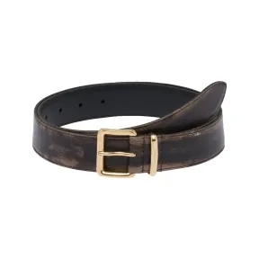 缪缪/Miu Miu 沙色/咖啡色 软羊革腰带 5CC536-2F6P-F0V6L