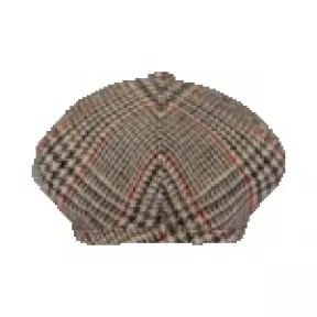 缪缪/Miu Miu 格纹设得兰羊毛贝雷帽 5HC075-1V7U-F0033