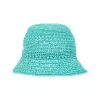 缪缪/Miu Miu 绿玉色 酒椰纤维帽子 5HC287-2DO1-F0194