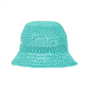 缪缪/Miu Miu 绿玉色 酒椰纤维帽子 5HC287-2DO1-F0194