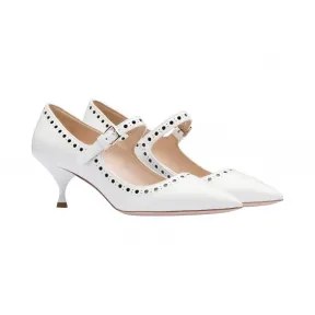 缪缪/Miu Miu 皮革高跟鞋 5I868C_06E_F0964