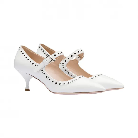 缪缪/Miu Miu 皮革高跟鞋 5I868C_06E_F0964