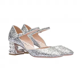 缪缪/Miu City Sport 竹制提手皮革水桶包 5BE058-2C94-F0009