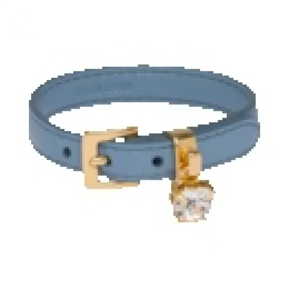 缪缪/Miu Miu Madras 水晶皮革手链 5IB253-034-F0637