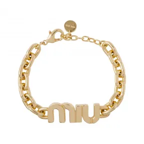 缪缪/Miu Miu 金色 金属手环 5IB446-2F7U-F0056