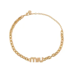 缪缪/Miu Miu 金色 金属颈链 5IC056-2F7U-F0056