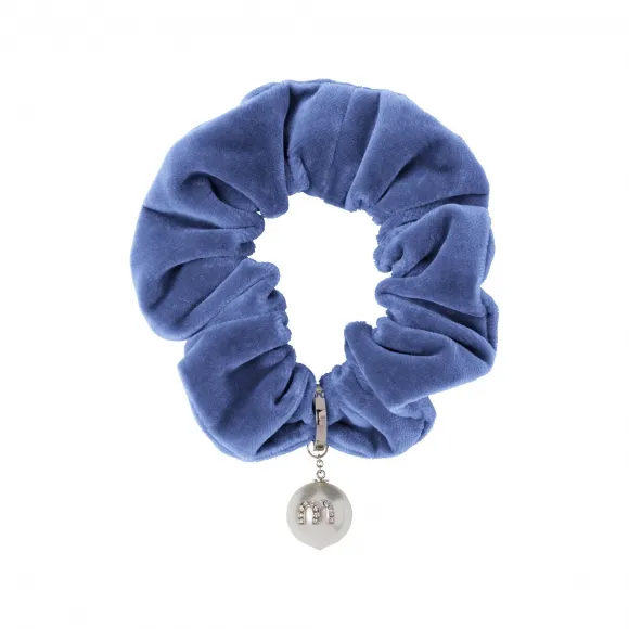 缪缪/Miu Miu 鸢尾色 天鹅绒发圈 5IF063-2F4L-F0373