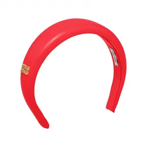 缪缪/Miu Miu 红色 漆皮发箍 5IH025-069-F0011