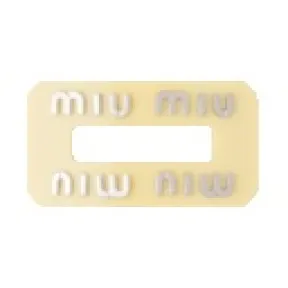 缪缪/Miu Miu 硬质树脂玻璃发夹 5JF093-2DNK-F068X