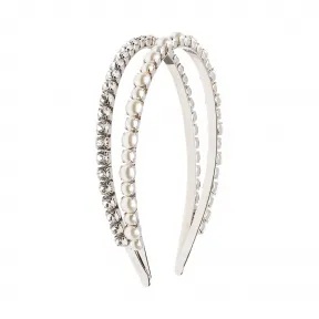 缪缪/Miu Miu 仿珍珠水晶发带 5JH003_2ARA_F0QCD