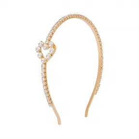 缪缪/Miu Miu 心形仿水晶装饰发带 5JH066_2D6D_F0NXA