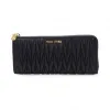 缪缪/Miu Miu  黑色 羊皮 钱包 5M1183-N88-F0002