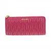 缪缪/Miu Miu  桃红色 羊皮 钱包 5M1183-N88-F0233
