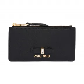 缪缪/Miu Miu Madras 皮革零钱包 5MB006_2D7A_F0002