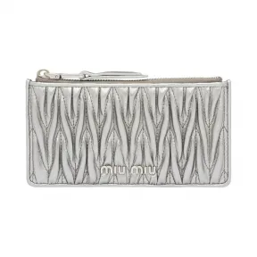 缪缪/Miu Miu Matelassé 皮革手拿包 5MB006_N88_F0135