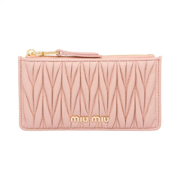 缪缪/Miu Miu Matelassé 皮革手拿包 5MB006_N88_F0615