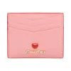 缪缪/Miu Miu Love标识皮革卡片夹 5MC002_2BC3_F0028