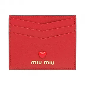 缪缪/Miu Miu Love标识皮革卡片夹 5MC002_2BC3_F068Z