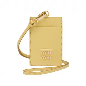 缪缪/Miu Miu 马德拉斯皮革徽章夹 5MC016-2AJB-F0222