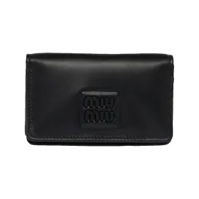 缪缪/Miu Miu 黑色 皮革卡夹 5MC122-2F8K-F0002