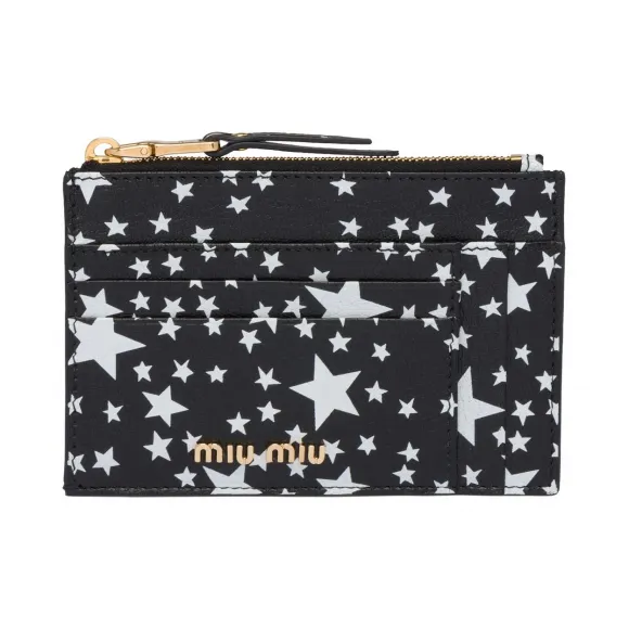 缪缪/Miu Miu Madras 皮革卡片夹 5MC446_2D51_F0P51