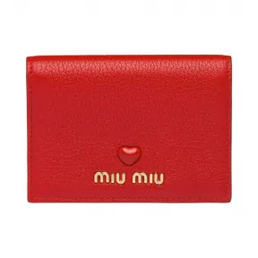 缪缪/Miu Miu 皮革卡片夹 5MC945_2BC3_F068Z