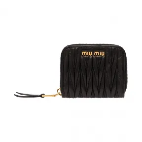 缪缪/Miu Miu 软羊革零钱包 5MM268_N88_F0002