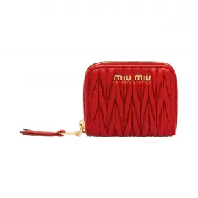 缪缪/Miu Miu 软羊革零钱包 5MM268_N88_F068Z
