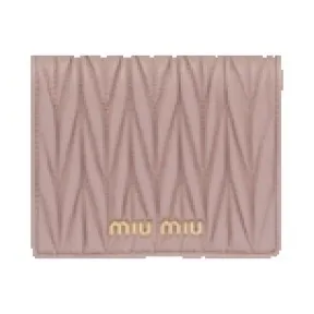 缪缪/Miu Miu 小号绗缝纳帕皮革钱包 5MV204-N88-F0D91