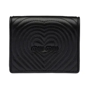 缪缪/Miu Miu 心形纹软羊革钱夹 5MV204_2D6E_F0002