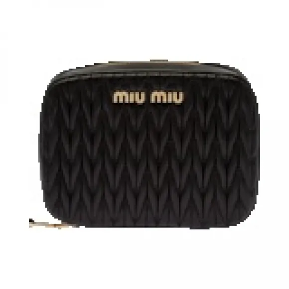 缪缪/Miu Miu MATELASSÉ 软羊革梳子收纳包 5RE001-N88-F0UMV