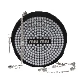 缪缪/Miu Miu 配肩带缎面挂饰 5TA009-2D5H-F0002