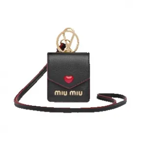 缪缪/Miu Miu Madras Love 皮革 AirPods 保护套 5TT106-2BC3-F0002