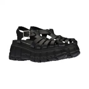 缪缪/Miu Miu Eva 厚底凉鞋 5X709D-3LKK-F0002-F-085