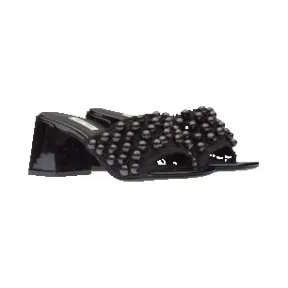 缪缪/Miu Miu 钩针编织棉质凉鞋 5XX551-PWY-F0002-F-065