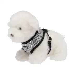 缪缪/Miu Miu 仿水晶缎面宠物胸背带 5YX007-2D5H-F0002