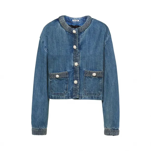 缪缪/Miu 花卉装饰酒椰纤维帽 5HC174-2BCC-F0236