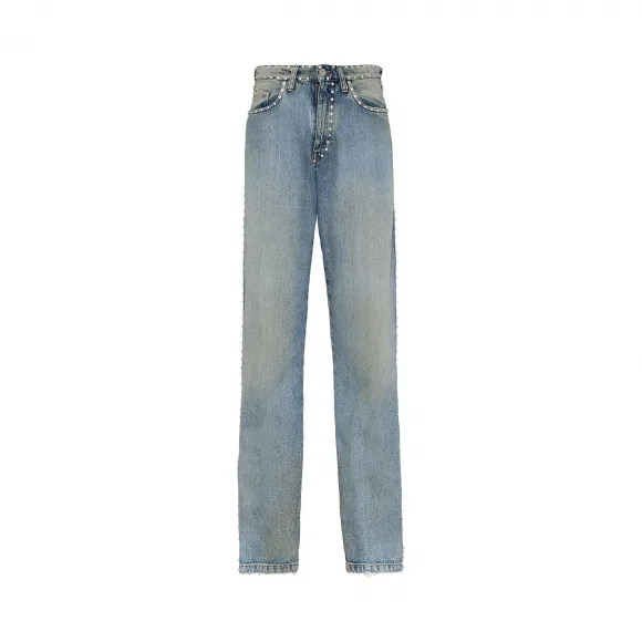 缪缪/Miu Miu 装饰元素牛仔裤 GWP290_1S90_F0013