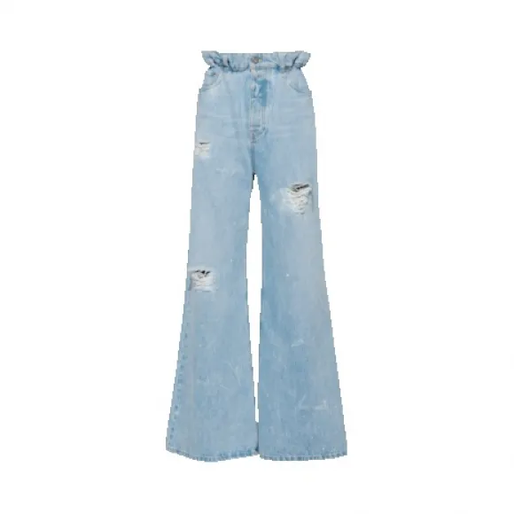 缪缪/Miu Miu 牛仔喇叭裤 GWP410-10B7-F0008