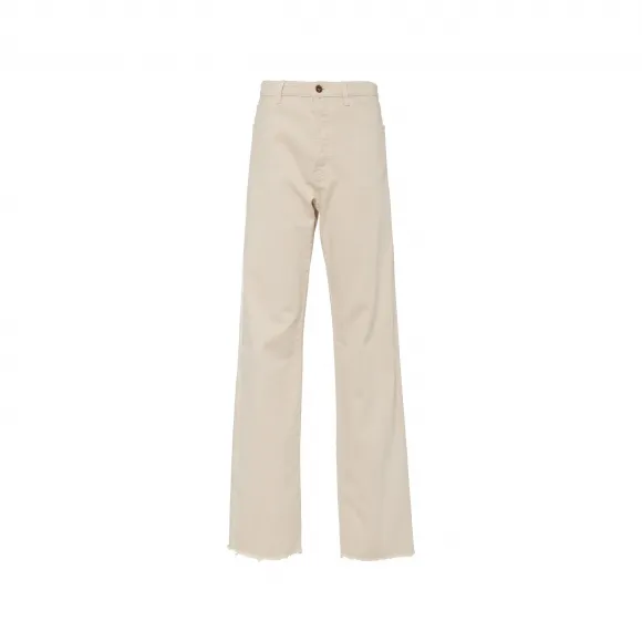 缪缪/Miu Miu 五袋米色牛仔裤 GWP450-1V99-F0379