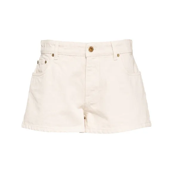 缪缪/Miu Miu 淡褐色 本色牛仔短裤 GWP481-1V99-F0379